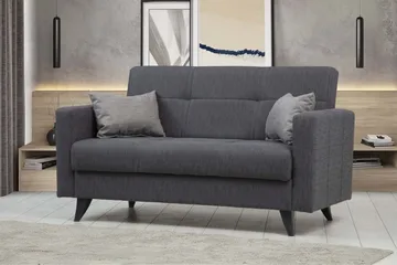 Darcia Bäddsoffa 2-sits - Mörkgrå - Möbler - Soffa - Bäddsoffa