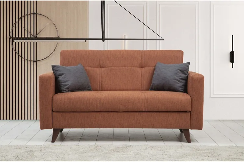 Darcia Bäddsoffa 2-sits - Röd - Möbler - Soffa - Bäddsoffa