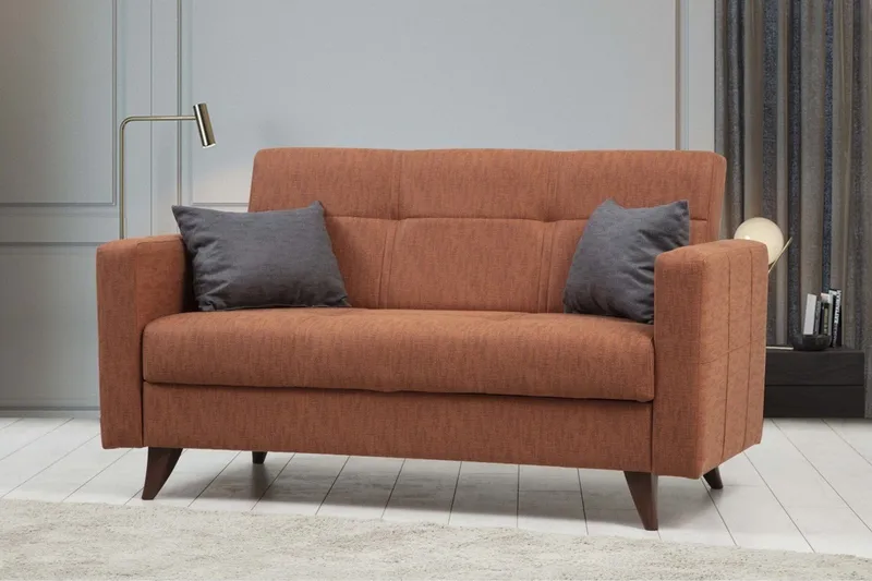 Darcia Bäddsoffa 2-sits - Röd - Möbler - Soffa - Bäddsoffa
