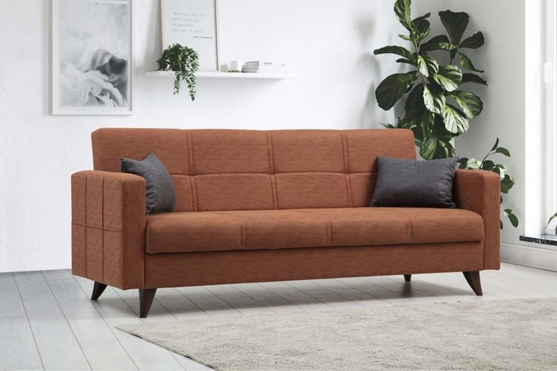Darcia Bäddsoffa 3-sits - Röd - Möbler - Soffa - Bäddsoffa