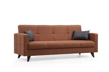 Darcia Bäddsoffa 3-sits - Röd - Möbler - Soffa - Bäddsoffa