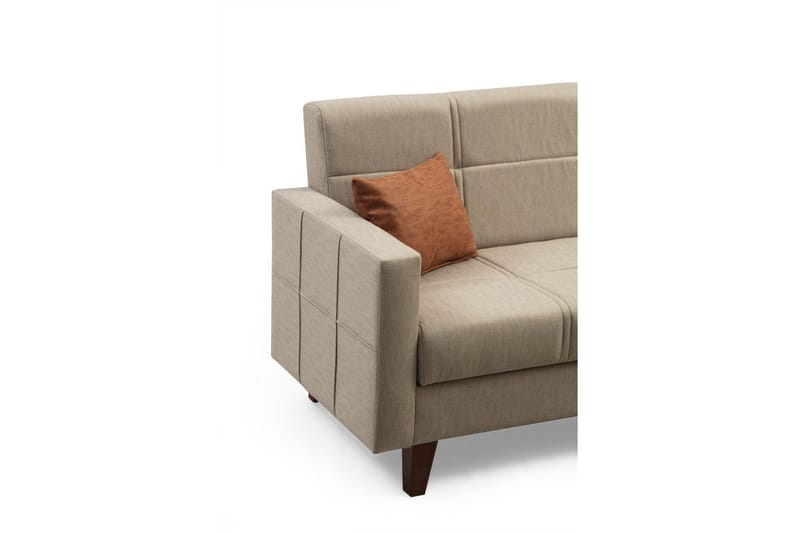 Darcia Bäddsoffa m. Divan 3-sits - Beige - Möbler - Soffa - Bäddsoffa