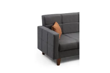 Darcia Bäddsoffa m. Divan 3-sits - Mörkgrå - Möbler - Soffa - Bäddsoffa