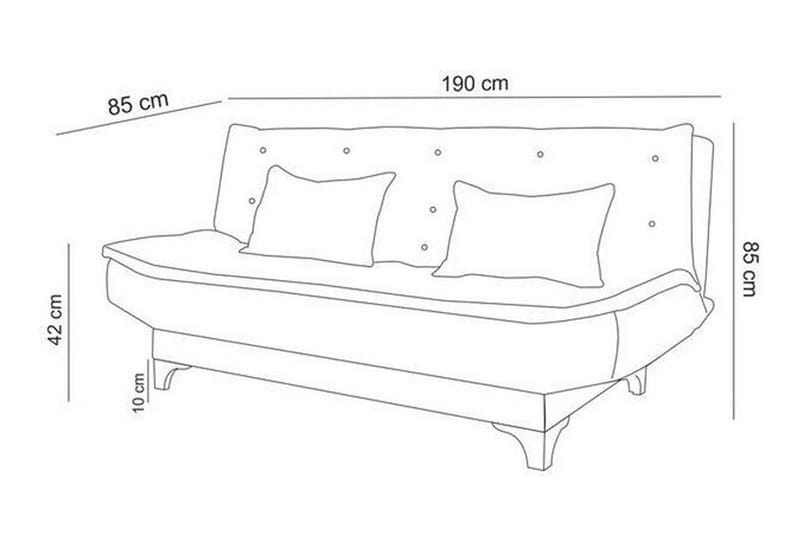 Defiglio 3-sits Bäddsoffa - Grön - Möbler - Soffa - Bäddsoffa