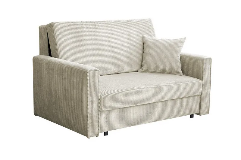 Denegal 2-sits liten bäddsoffa i Manchester - Beige - Möbler - Soffa - Bäddsoffa