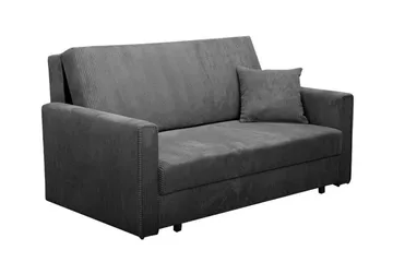 Denegal 2-sits liten bäddsoffa i Manchester - Grå - Möbler - Soffa - Bäddsoffa