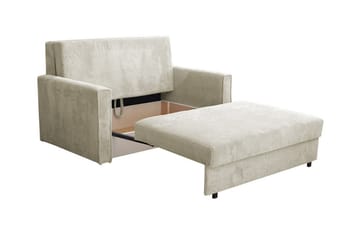 Denegal 2-sits liten bäddsoffa i Manchester - Grå - Möbler - Soffa - Bäddsoffa