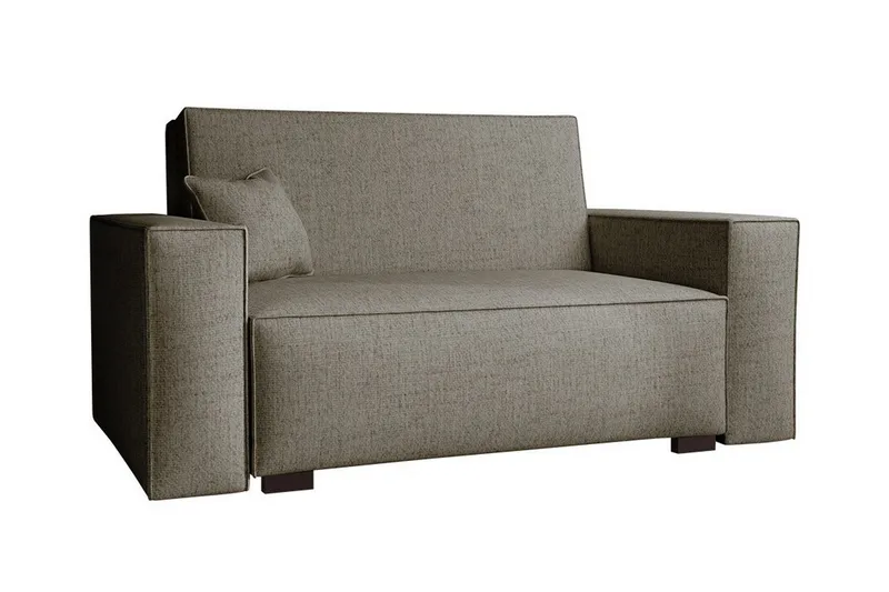 Denegal 2-sits liten bäddsoffa i Tyg - Beige - Möbler - Soffa - Bäddsoffa
