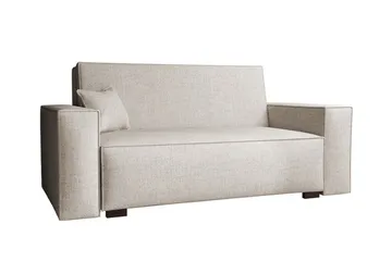 Denegal 2-sits liten bäddsoffa i Tyg - Beige - Möbler - Soffa - Bäddsoffa