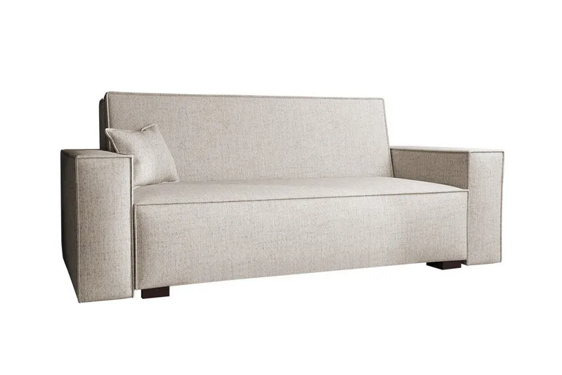 Denegal 2-sits liten bäddsoffa i Tyg - Beige - Möbler - Soffa - Bäddsoffa