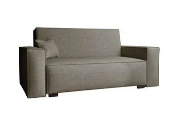 Denegal 2-sits liten bäddsoffa i Tyg - Brun , Beige - Möbler - Soffa - Bäddsoffa