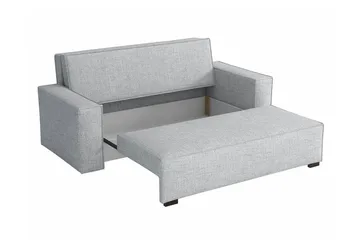 Denegal 2-sits liten bäddsoffa i Tyg - Grå , Blå - Möbler - Soffa - Bäddsoffa