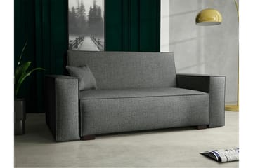 Denegal 2-sits liten bäddsoffa i Tyg - Grå - Möbler - Soffa - Bäddsoffa