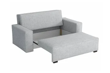 Denegal 2-sits liten bäddsoffa i Tyg - Grå - Möbler - Soffa - Bäddsoffa