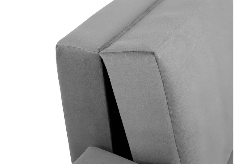 Denegal 2-sits liten bäddsoffa i Plysch - Grå - Möbler - Soffa - Bäddsoffa