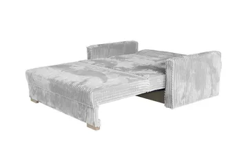 Denegal 2-sits liten bäddsoffa i Plysch - Beige - Möbler - Soffa - Bäddsoffa