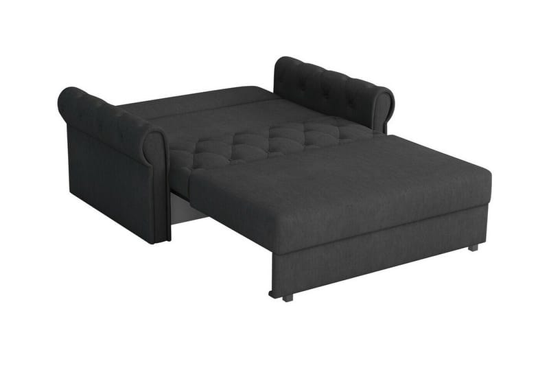 Denegal 2-sits liten bäddsoffa i Plysch - Beige - Möbler - Soffa - Bäddsoffa
