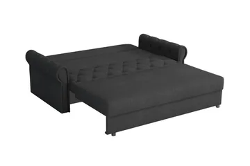 Denegal 2-sits liten bäddsoffa i Plysch - Grå - Möbler - Soffa - Bäddsoffa