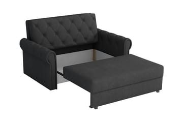 Denegal 2-sits liten bäddsoffa i Plysch - Grön - Möbler - Soffa - Bäddsoffa