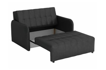 Denegal 2-sits Utdragbar Bäddsoffa 112x192 cm med Förvaring i Tyg - Cognac - Möbler - Soffa - Bäddsoffa