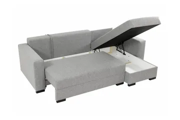 Denegal 3-sits Hörnbäddsoffa - Blå - Möbler - Soffa - Bäddsoffa