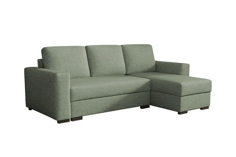Denegal 3-sits Hörnbäddsoffa - Grön - Möbler - Soffa - Bäddsoffa