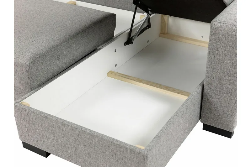 Denegal 3-sits Hörnbäddsoffa - Ljusbrun - Möbler - Soffa - Bäddsoffa