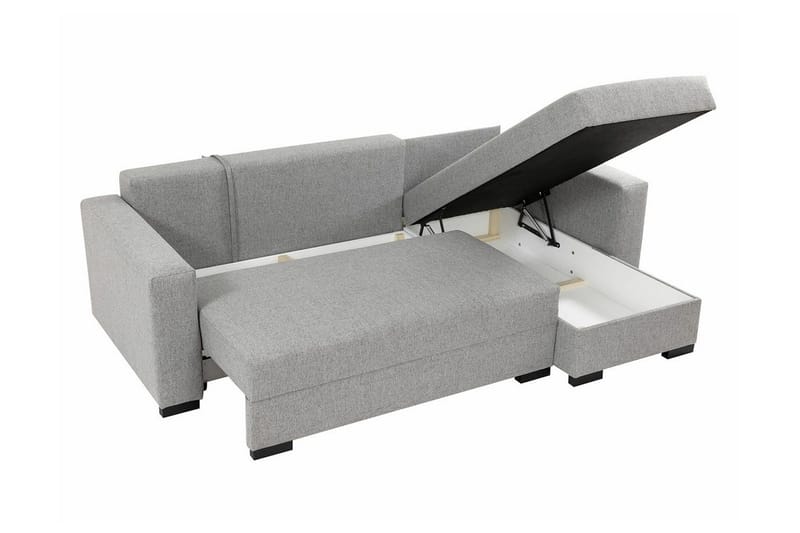 Denegal 3-sits Hörnbäddsoffa - Ljusbrun - Möbler - Soffa - Bäddsoffa