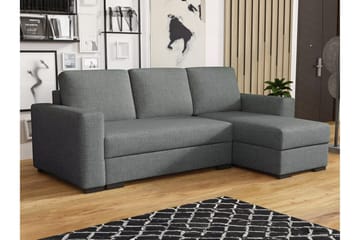 Denegal 3-sits Hörnbäddsoffa - Mörkgrå - Möbler - Soffa - Bäddsoffa