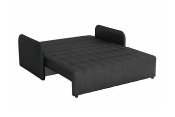 Denegal 3-sits Utdragbar Bäddsoffa 152x196 cm med Förvaring i Tyg - Cognac - Möbler - Soffa - Bäddsoffa