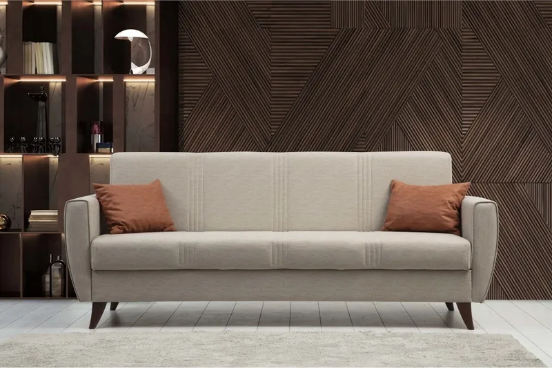 Dewan Bäddsoffa 3-sits - Beige - Möbler - Soffa - Bäddsoffa