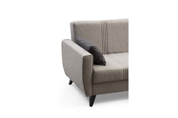 Dewan Bäddsoffa m. Divan 3-sits - Ljusgrå - Möbler - Soffa - Bäddsoffa