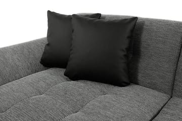 Dewitt 3-sits Bäddsoffa i Tyg och Läder - Vit|Grå - Möbler - Soffa - Bäddsoffa