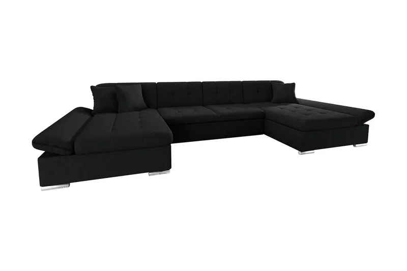Dewitt 3-sits Bäddsoffa, Svart