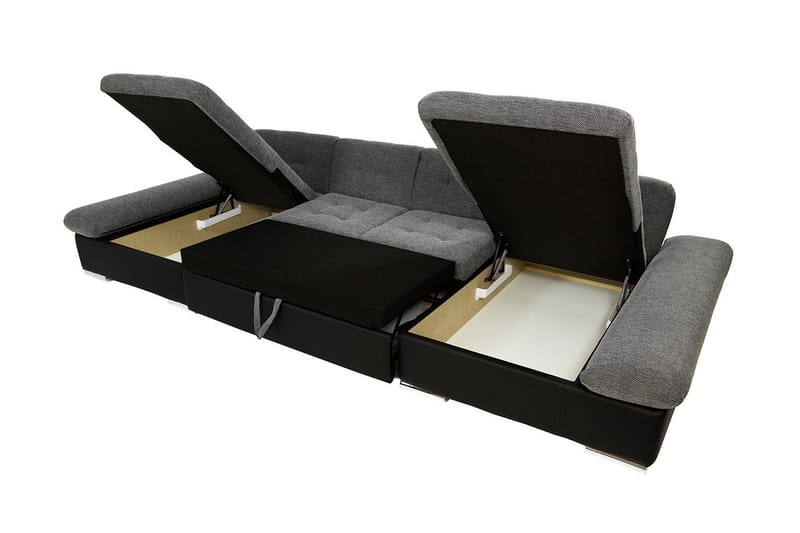 Dewitt 6-sits Bäddsoffa - Mörkgrå - Möbler - Soffa - Bäddsoffa