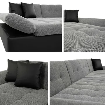 Dewitt U-formad 5-sits Bäddsoffa med förvaring - beige - Möbler - Soffa - Bäddsoffa