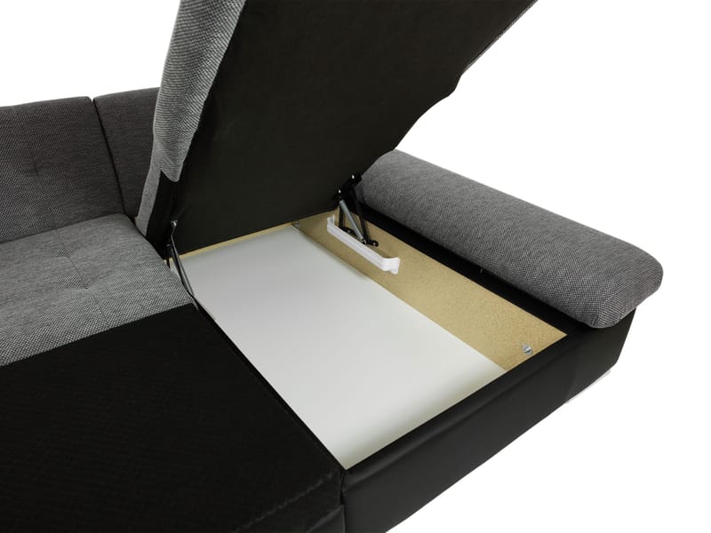 Dewitt U-formad 5-sits Bäddsoffa med förvaring - beige - Möbler - Soffa - Bäddsoffa