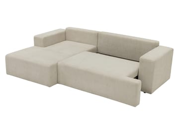 Deylor 3-sits Bäddsoffa med divan - beige - Möbler - Soffa - Bäddsoffa