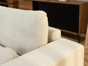 Deylor 3-sits Bäddsoffa med divan - beige - Möbler - Soffa - Bäddsoffa