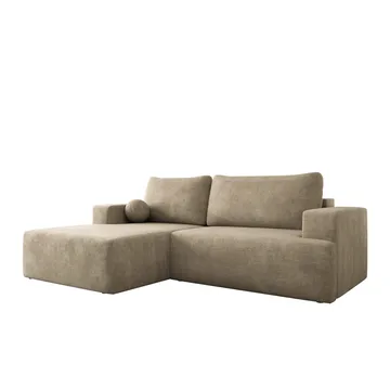 Deylor 3-sits Bäddsoffa med divan - beige - Möbler - Soffa - Bäddsoffa
