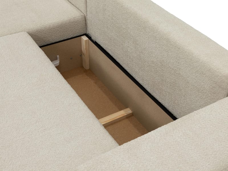 Deylor 3-sits Bäddsoffa med divan och förvaring - Möbler - Soffa - Bäddsoffa