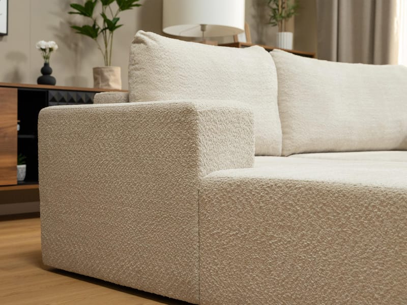 Deylor 3-sits Bäddsoffa med divan - svart - Möbler - Soffa - Bäddsoffa