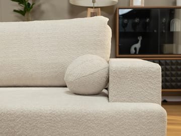 Deylor 3-sits Bäddsoffa med divan - svart - Möbler - Soffa - Bäddsoffa
