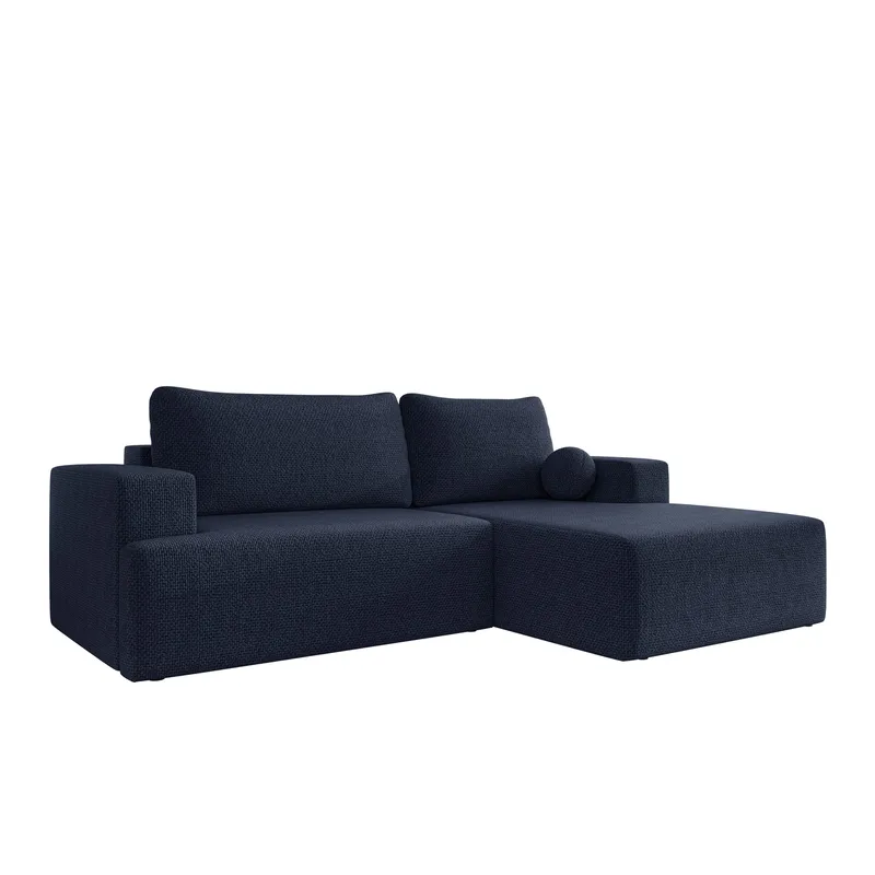 Deylor Bäddsoffa med Divan 3-sits - Blå - Möbler - Soffa - Bäddsoffa