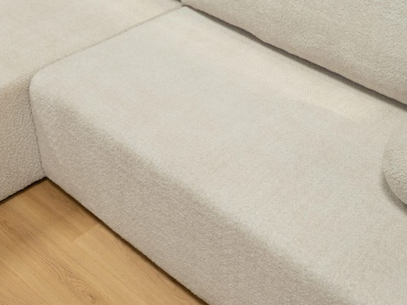 Deylor Bäddsoffa med Divan 3-sits - Blå - Möbler - Soffa - Bäddsoffa
