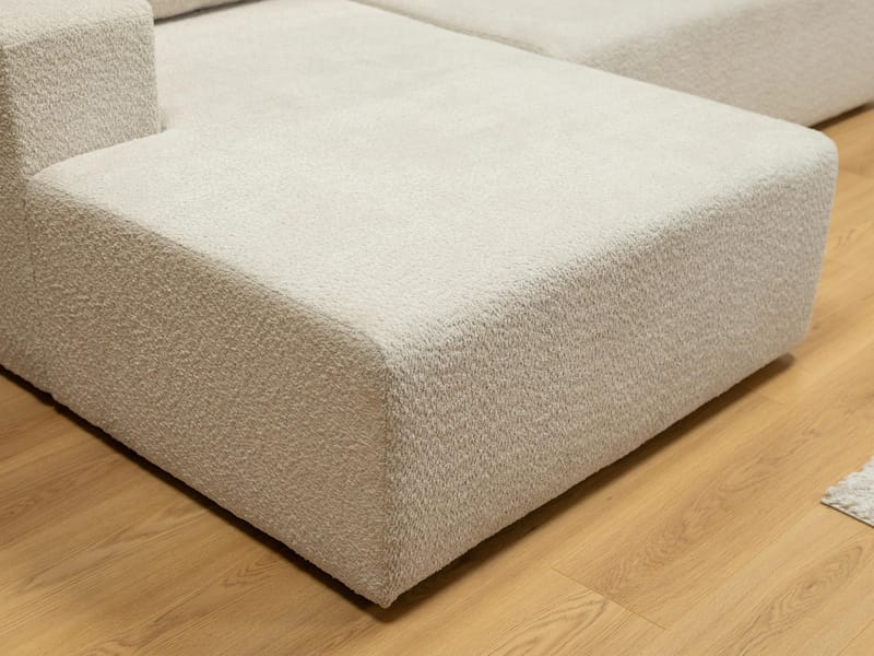 Deylor Bäddsoffa med Divan 3-sits - Grå - Möbler - Soffa - Bäddsoffa