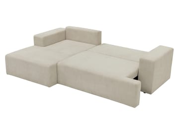 Deylor Bäddsoffa med Divan 3-sits - Gul - Möbler - Soffa - Bäddsoffa