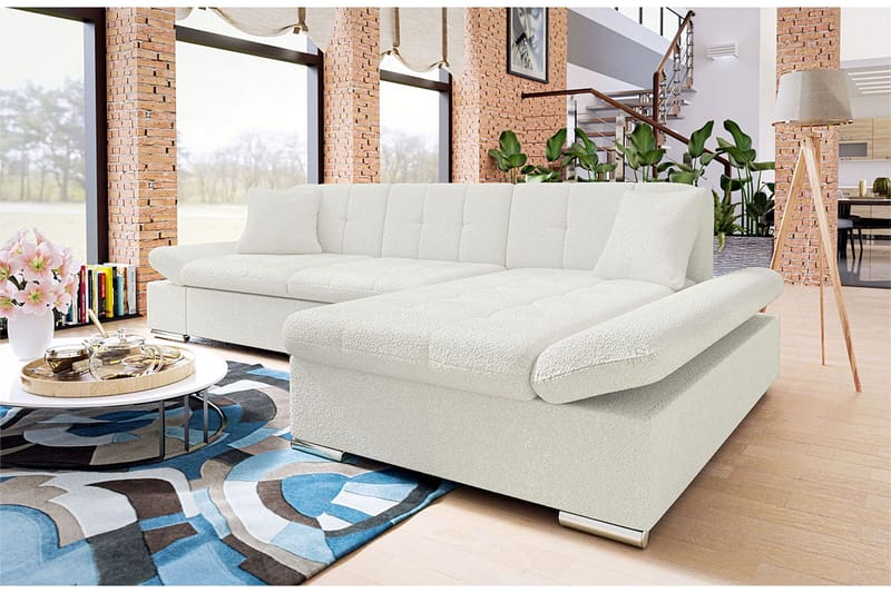 Djerra Bäddsoffa m. Divan L-formad - Möbler - Soffa - Bäddsoffa
