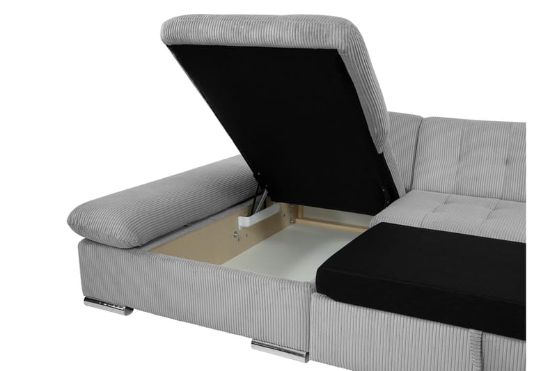 Djerra Bäddsoffa med Divan 3-sits - Blå - Möbler - Soffa - Bäddsoffa