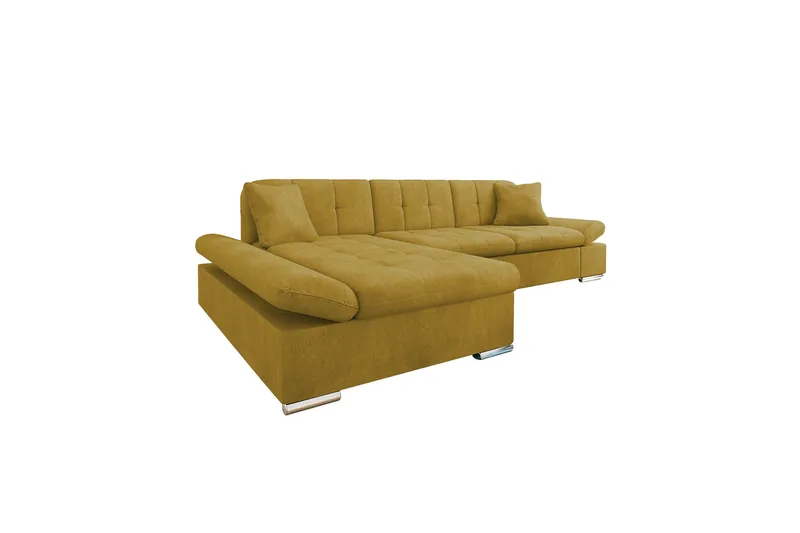Djerra Bäddsoffa med Divan 3-sits, Gul